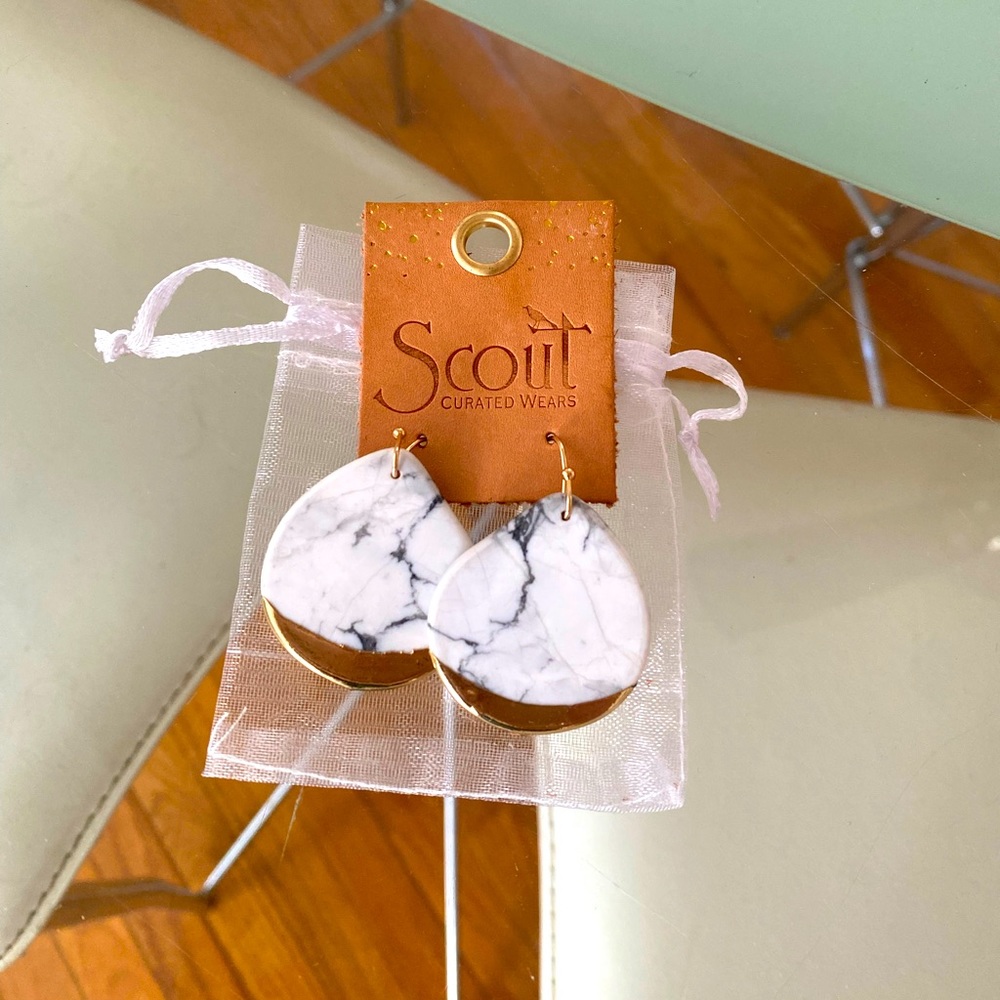 Marble earrings